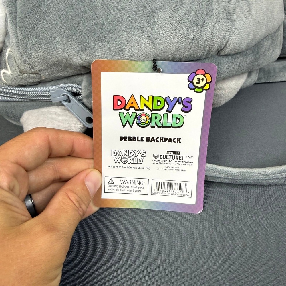Official Dandy's World Pebble Backpack Hot Topic Exclusive Plush Bag NWT View 5